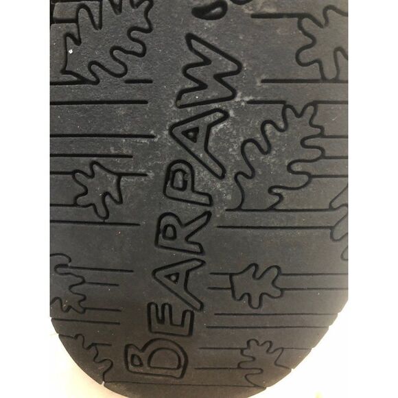 BearPaw Womans Snow Boot 682W Shuede Sheepskin Wool 9” tall Size 6 - Picture 8 of 8